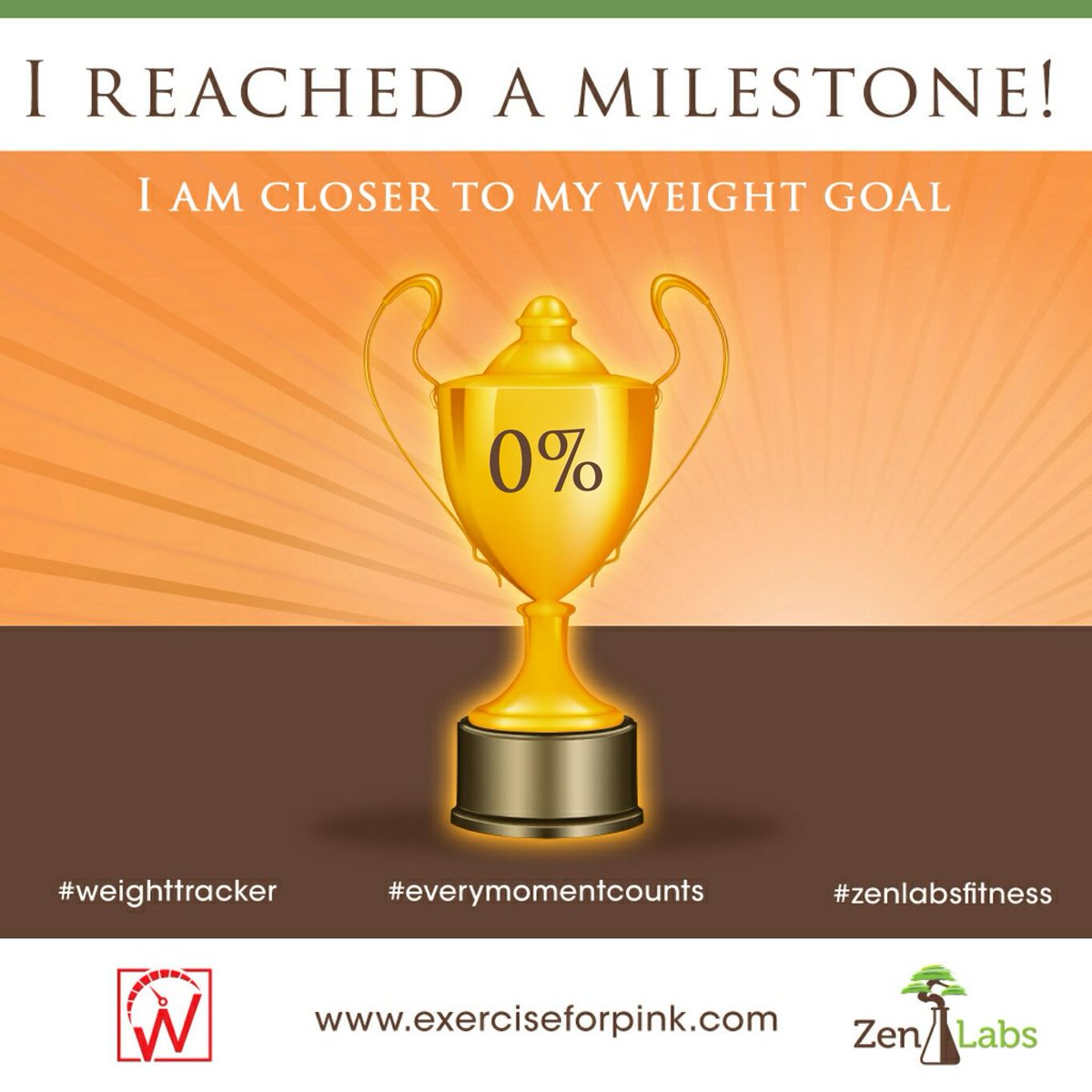 MobileLynxTest's tweet photo. I've reached a milestone! I'm 0% closer to my weight goal! #weightloss #diet #zenlabsfitness #weighttracker https://t.co/KoIlBJB8ef