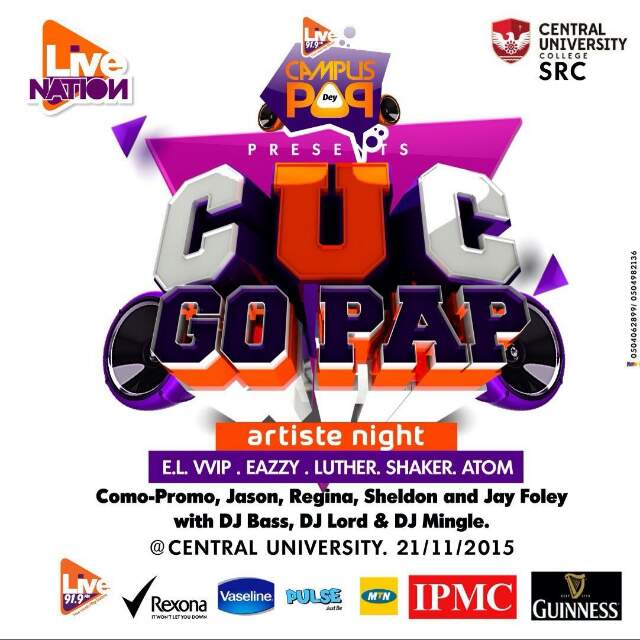 HypeZoneGH's tweet photo. #ApolyGoPap was Mad!! but #CUCGOPAP will be Massive Mad Fun..Chale you cant miss this Fun Powered by @live919fm https://t.co/f9UvQ53sX9