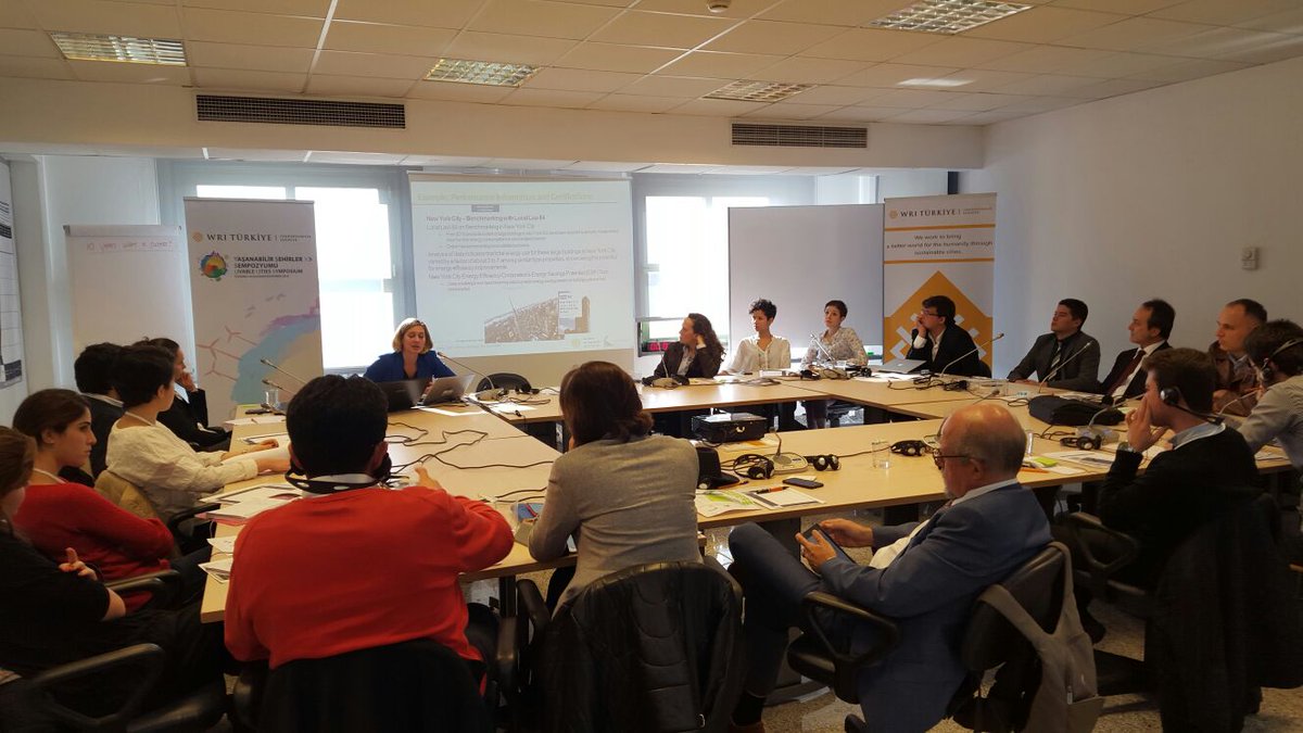 Arzu_Tekir's tweet photo. .@WRIcities 's Jennifer Layke is running Building Efficiency Accelerator Round Table #LCS2015 @WRISehirler https://t.co/nwrBPNujb9