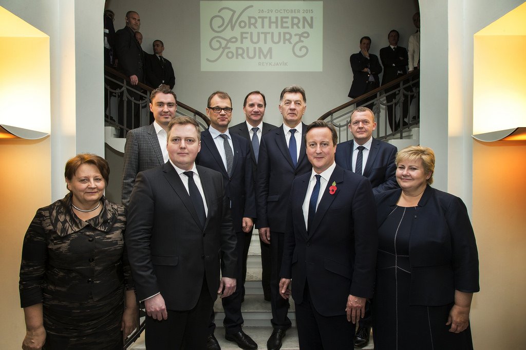 aurumjewellery's tweet photo. World leaders wearing special-edition Aurum lapel pins at the Northern Future Forum held in Reykjavík #NFForum2015 https://t.co/EJAjdqLkmO