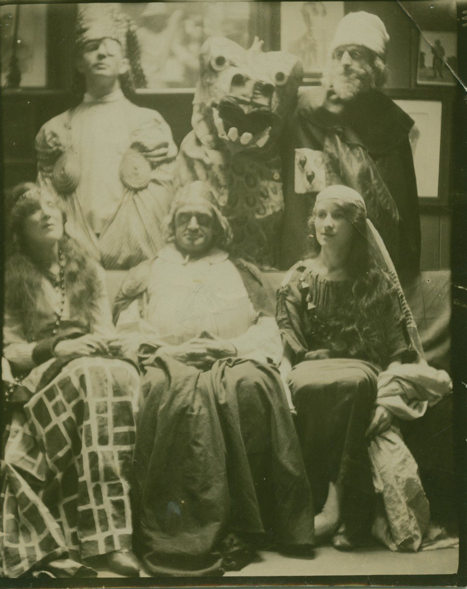 UniOfGalwayASC's tweet photo. For #archiveanimals day -  a mythical #archiveanimals - Spot the Dragon from 1919 Lady Gregory play #explorearchives https://t.co/L7z2v6Zpyo