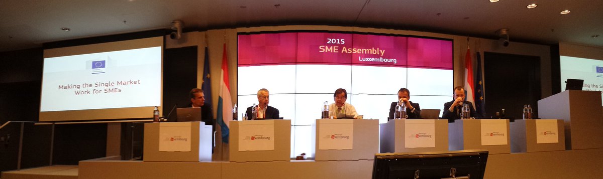 GEWLux's tweet photo. Making the Single Market work for SMEs #euSMEwk15 #SMEAssembly hosted by @eu2015lu &amp; @EU_Growth
@IdeasfromEU https://t.co/PHytQTI1aS