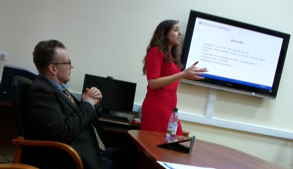 KesiMahendran's tweet photo. Alexandra Boussiou &amp;Gregg Bucken-Knapp explain the migrant welcoming policies of different European cities #PSACEP15 https://t.co/Jjqad5kMH9
