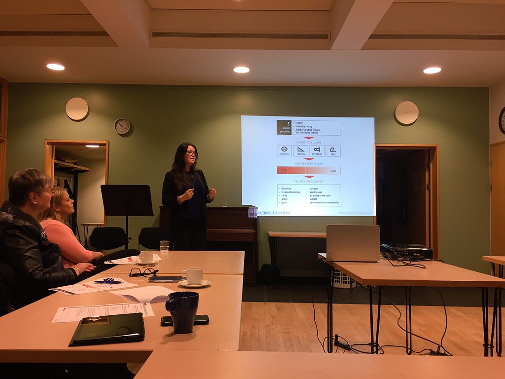 arnisvanur's tweet image. How to use the voice more efficiently is the topic of the morning. #voicecoach #learningisgood