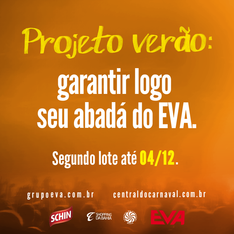 bandaeva's tweet photo. E aí galera, já garantiu o seu? #VemComOEva #BlocoEVA2016 #EvaNaBarra #EvaSunset https://t.co/BWqwooKvDx