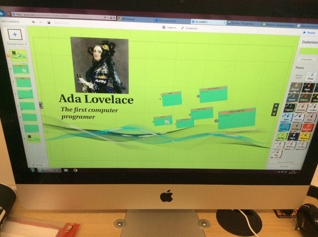 6B creating #Prezi #presentations about famous people in the history of #computing <a href="/PreziEdu/">PreziEdu</a> <a href="/prezi/">Prezi</a> #EdTech #edchat