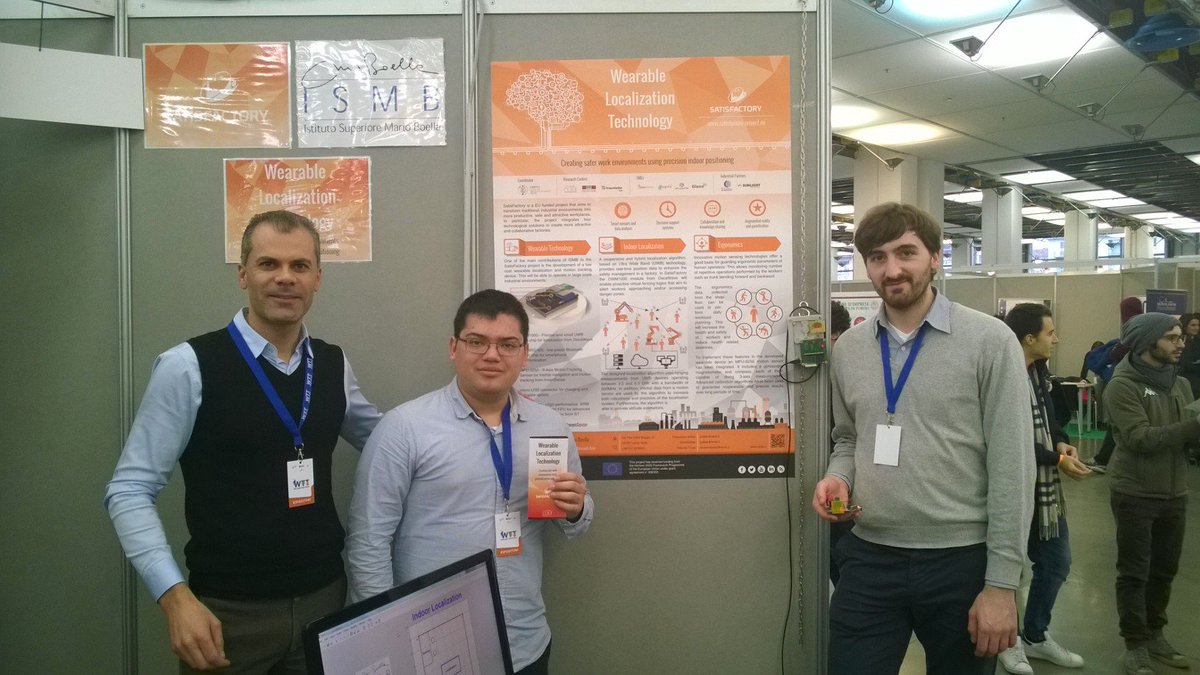 The @ismbonweb presents the UWB-based wearable device <a href="/Wearable_Torino/">Wearable Tech Torino</a> developped within the <a href="/SatisFactoryEU/">SatisFactory</a>