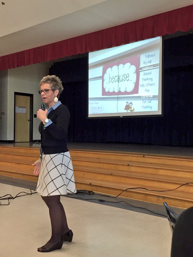 Mrs_Crisp_'s tweet photo. "Everything that comes before 'because' is the answer, everything after is the rationale." #WCESchat @hellojenjones https://t.co/Bi3sAytQwq