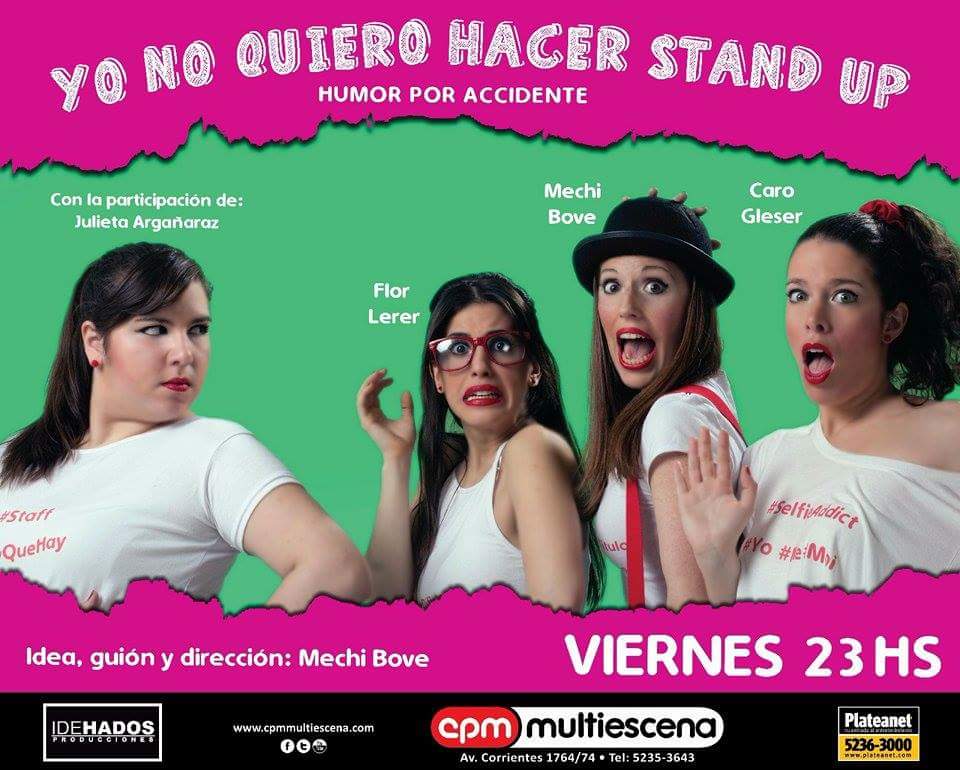 HOY Ante última FUNCIÓN. 23 HS
¿Te venis?  Te vas a divertir como loco y terminar bien arriba tu finde!