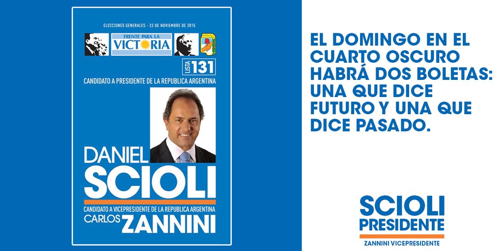 kangeletti's tweet photo. #MejorScioli #ScioliPresidente 22/11=DOS ¡¡VAMOS @danielscioli !! https://t.co/zZrRePUCgq