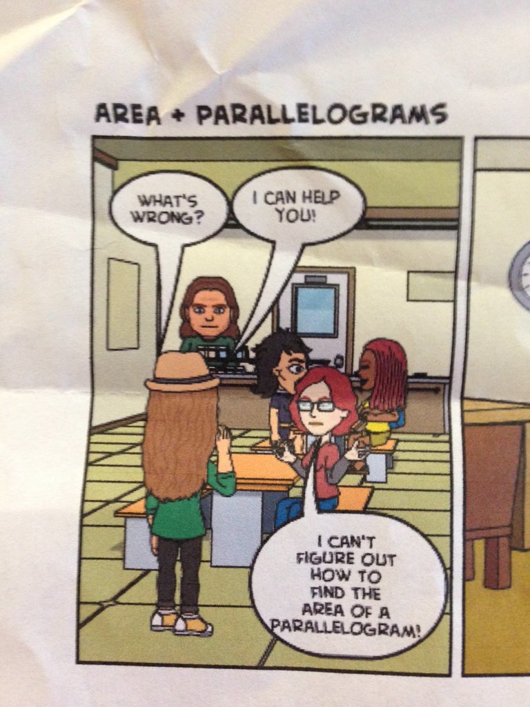 LaRochelle_LDSB's tweet image. Mia&apos;s math JAM on Area of a Parallelogram #mathJAM #GRADE6  #JAMreflection