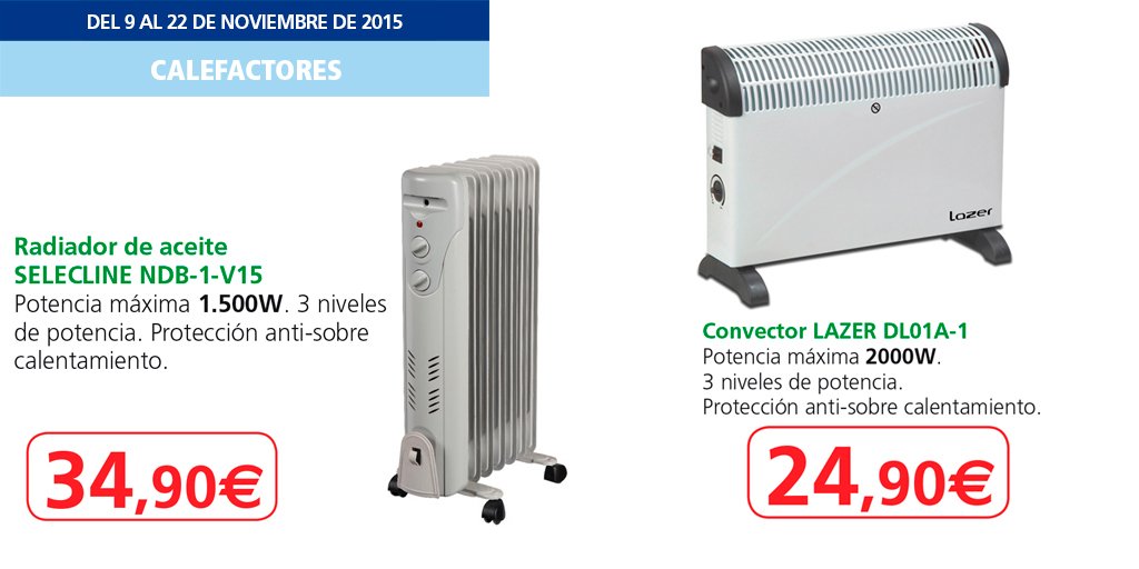Alcampo on Twitter: "¡No pases frío! Tienes esta variedad calefactores para elegir https://t.co/BeUixD4WUP" / Twitter