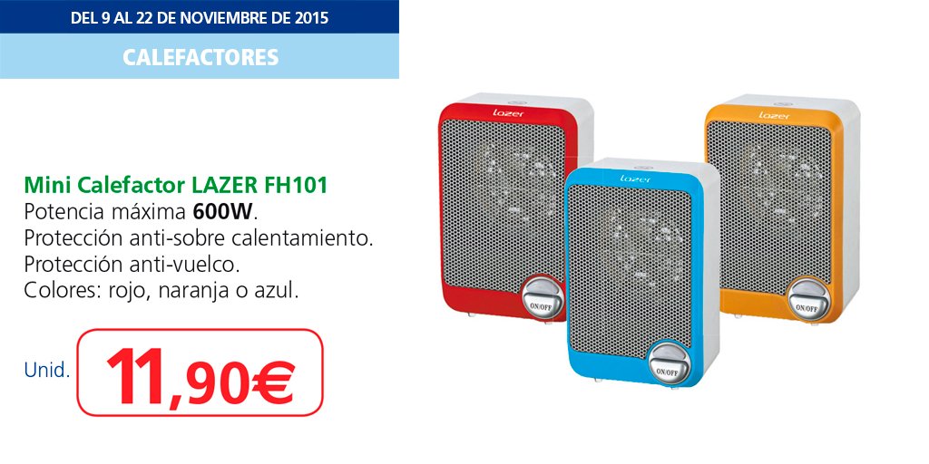 Alcampo on Twitter: "¡No pases frío! Tienes esta variedad calefactores para elegir https://t.co/BeUixD4WUP" / Twitter