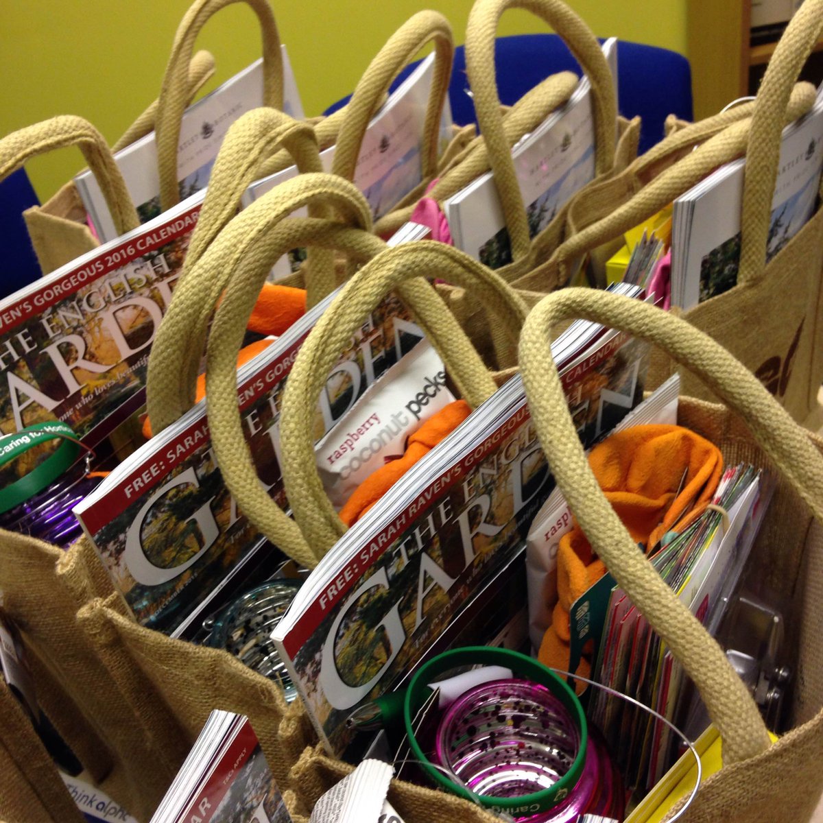 #Goodiebags are nearly done! all packed with delicious #treats #gmgawards #gmga #gardening #GardenoftheFuture