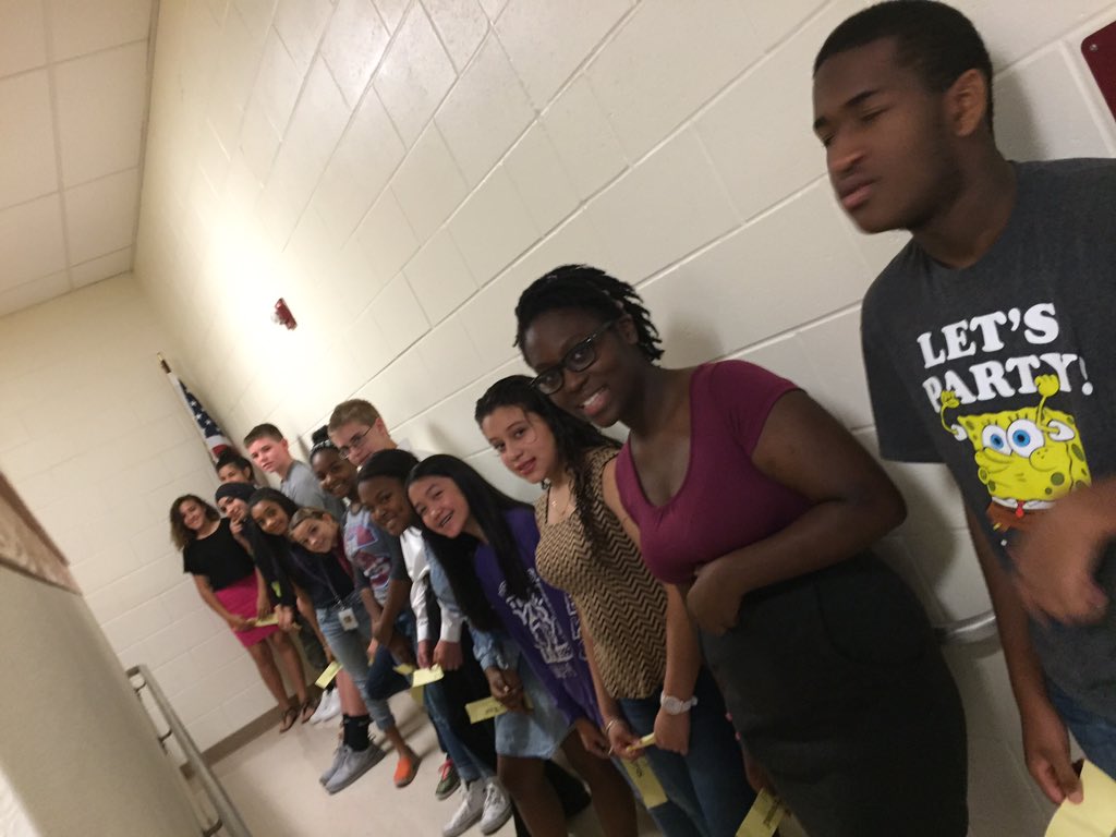 TurnerBartelsK8's tweet photo. Behind the scenes at the STEM Student of the Month Ceremony! So proud of our collaborators! LR https://t.co/SICB1qcmJb