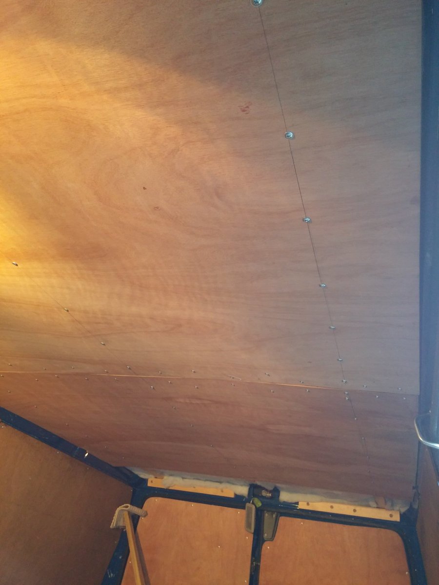 cadders7's tweet photo. Ply lining the #batroof .
Seriosly a mother fukin job ..
Muhaha https://t.co/1qf5VpZYNA