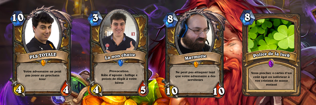 GrandToasteur's tweet photo. @MillTorlk J'ai fait un deck pout t'encourager !!! Full liste : https://t.co/gzddYTmsON #TorlkvsMarmotte #TeamTorlk https://t.co/oRVn0aR9DM