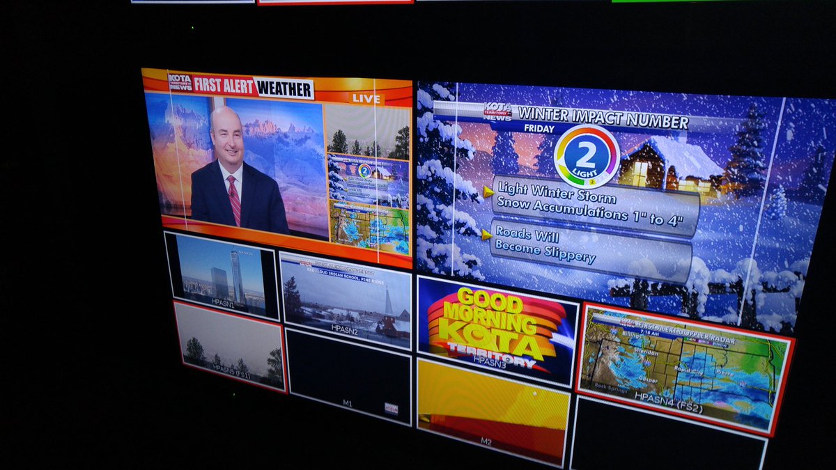 StephanyBeshara's tweet photo. LIVE team coverage continues @kotatweets #FirstSnow #KOTAWeather #SDwx #sdroads https://t.co/gUze0yvaR4