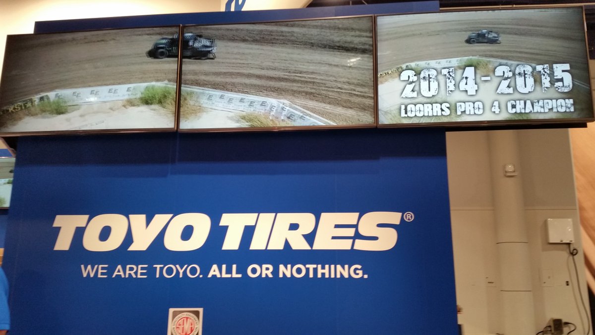 MascaroPorter's tweet photo. #ToyoTires booth @SEMASHOW 2015

@ToyoTires #SEMA2015 #PuertoRico #LasVegas #Tires #Automotive #Toyo #TeamToyo https://t.co/U1PEbkJcx5