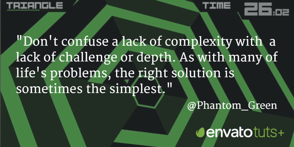 gamedevtuts's tweet image. Minimalism in Game Design: Examples, Tips, and Ideas gamedevelopment.tutsplus.com/articles/minim… by @Phantom_Green
