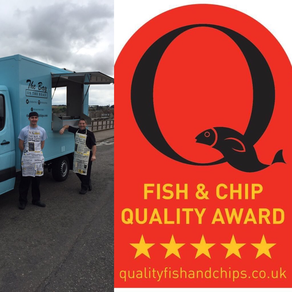 The Bay on the Road has just become 1st van awarded <a href="/NFFFQAwards/">NFFF Quality Award</a> <a href="/NFFF_UK/">NFFF - National Federation of Fish Friers</a> in Scotland. Well done <a href="/Adam_milne96/">adam</a>