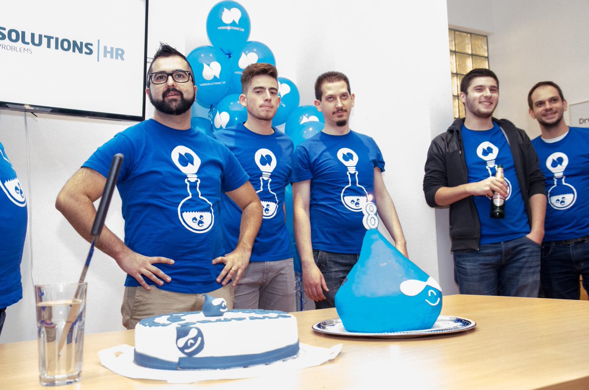 wsdotagency's tweet image. This is how we #Celebr8D8 at our #Drupal8ReleaseParty #Drupal8 #D8