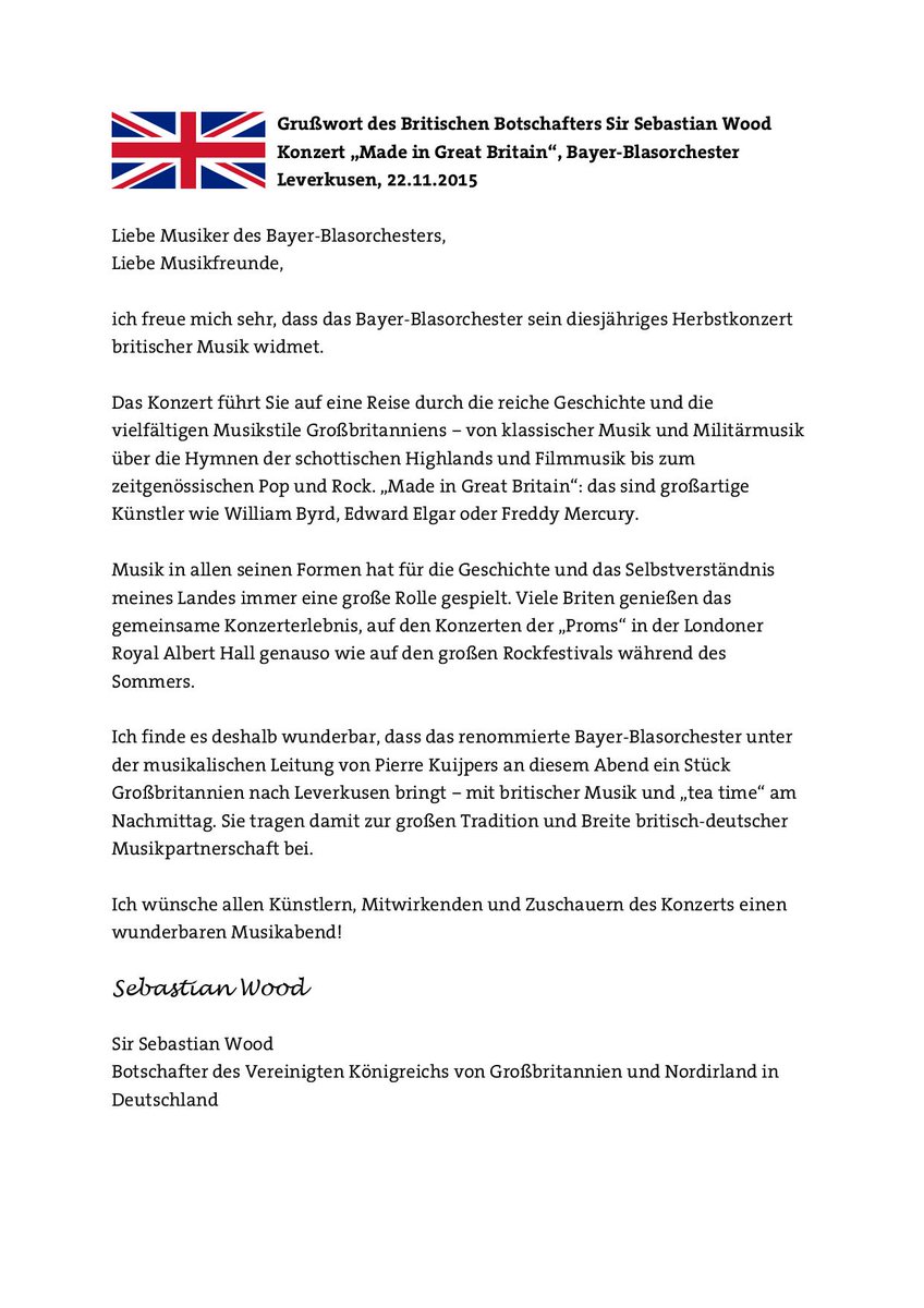 bbo_lev's tweet photo. Es ist soweit, 22.11., 18 Uhr ,"Made in Great Britain". Ein Highlight schon vorab: Grußwort des brit. Botschafters!! https://t.co/DEXTy8eZDv