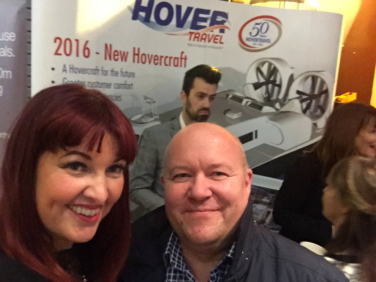 LoveSouthseaUK's tweet photo. Today @ShapingPortsmth  conference with lovely Steve from @hovertravel #SPC2015 https://t.co/8Pnrxu5ppC