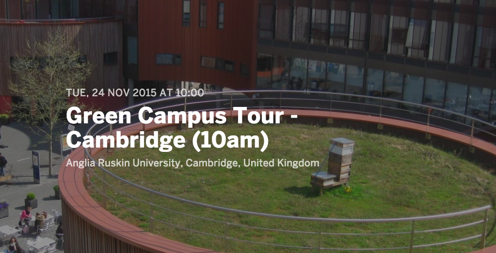 AngliaRuskinSU's tweet photo. Sign up to the free #ARUGreenWeek Green Campus Tour in Cambridge on Tuesday
https://t.co/98AFphUUgK https://t.co/WHqkTNexC9