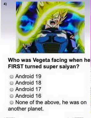 VaIiantGoku's tweet photo. Well technically he was on another planet when he first transformed but who was he fighting on Earth when it he did? https://t.co/IZR4L6YDba