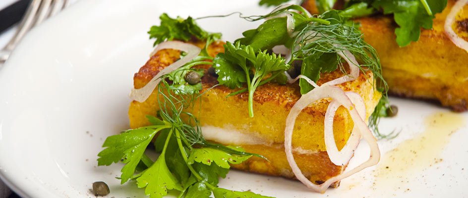 Make grilled cheese, Italian style, with <a href="/marcosbklyn/">Marco's</a>'s umami-packed take: bit.ly/1HctWC1