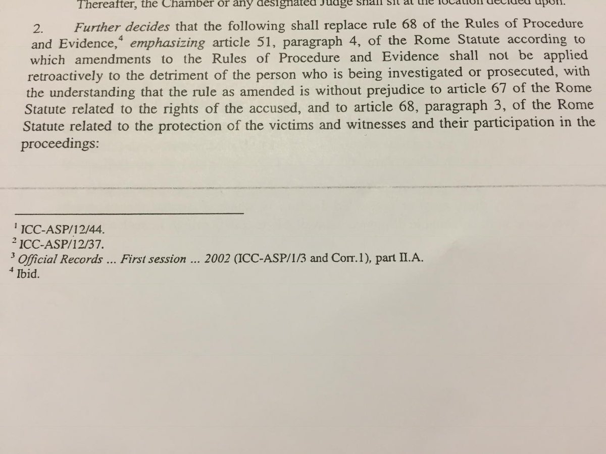 ngunjiriwambugu's tweet photo. The para causing probs in #ASP14. Was passed in #ASP12. ICC claims its not clear. Kenya insists its simple English. https://t.co/4d1vjVMs4V
