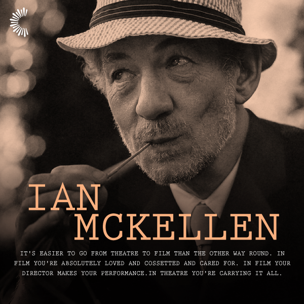 LetsCinePlay's tweet image. #Film or #Theatre? Hard to choose between amazing performances, experience both with #letsCinePlay #IanMckellen
