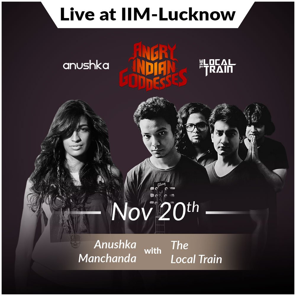 junglebook_stu's tweet photo. Pump up the Volume! #Goddess @IAmAnushka is all set 2 #blazethestage with @TheLocalTrain at @IIML today! #AIGtheFilm https://t.co/jva7omB2pv