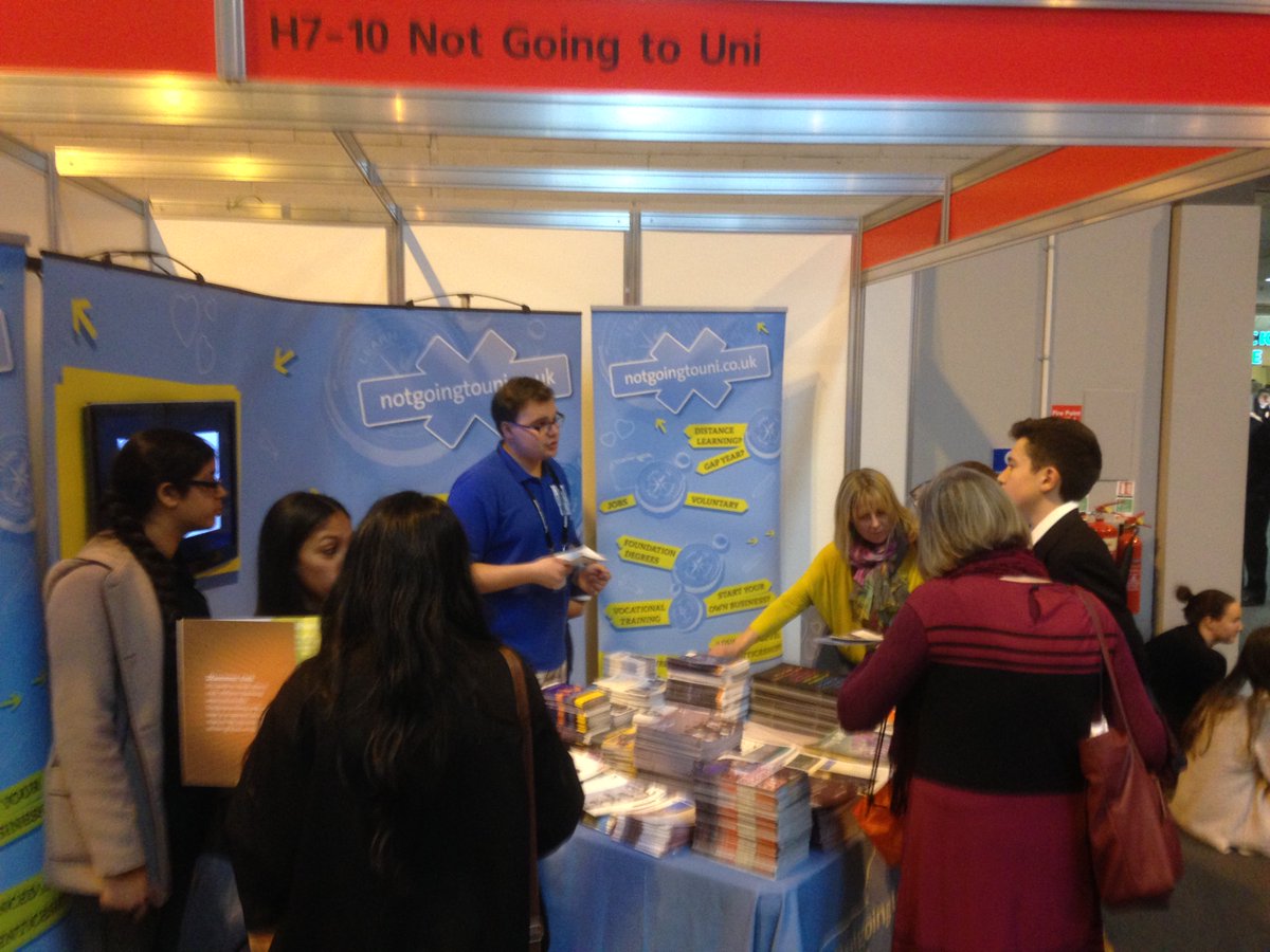 notgoingtouni's tweet photo. Getting busy @Skillsshow 2015 - catch us on Stand 10 in Hall 7 today! #TS115 https://t.co/5w8KPgMimx