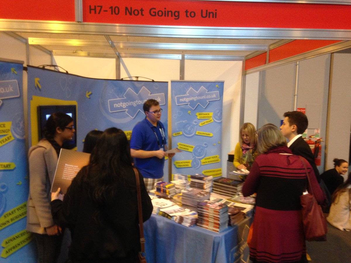 notgoingtouni's tweet photo. Getting busy @Skillsshow 2015 - catch us on Stand 10 in Hall 7 today! #TS115 https://t.co/5w8KPgMimx