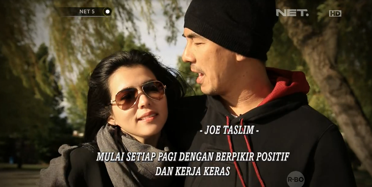 "Mulai setiap pagi dengan berpikir positif dan kerja keras." - <a href="/Joe_Taslim/">Jota</a> #InspirasiPagi