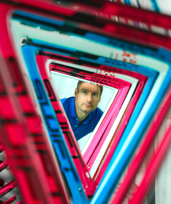 swiftcarbon's tweet photo. Mark Blewett personally tried and tested 9 #UltravoxTi prototype frames before settling on the current one. #Design https://t.co/h5DTLtFqE2