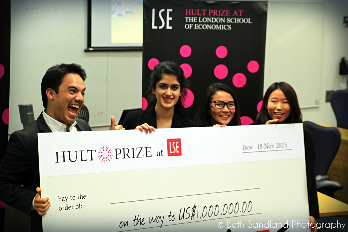 hultprizeatlse's tweet photo. The inaugural #HultPrizeAtLSE successfully concluded on Wed 18 Nov! The winning team is THE CATALYST! @hultprize https://t.co/g8YTp0EjEs