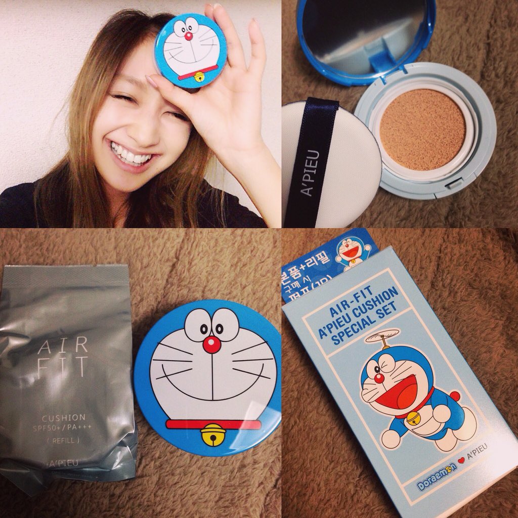 近藤あや ネイルの担当さんが でくれた 韓国のa Pieuのドラえもんコスメシリーズ うれしみ はあ ドラえもん可愛すぎだ あつめたい T Co I9bdtnkyqr Twitter