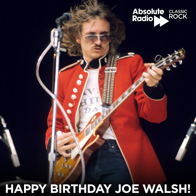 Happy birthday Joe Walsh! Hope you\re takin\ it easy! 