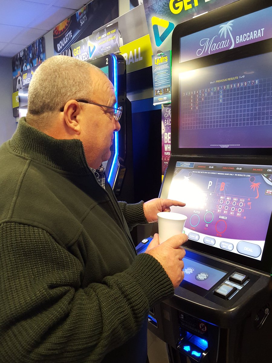 wh141rowson's tweet photo. One of our regulars enjoying his tournament go on #baccarat with his free coffee #homeofbetting #teamrowson https://t.co/VfxconMRQf
