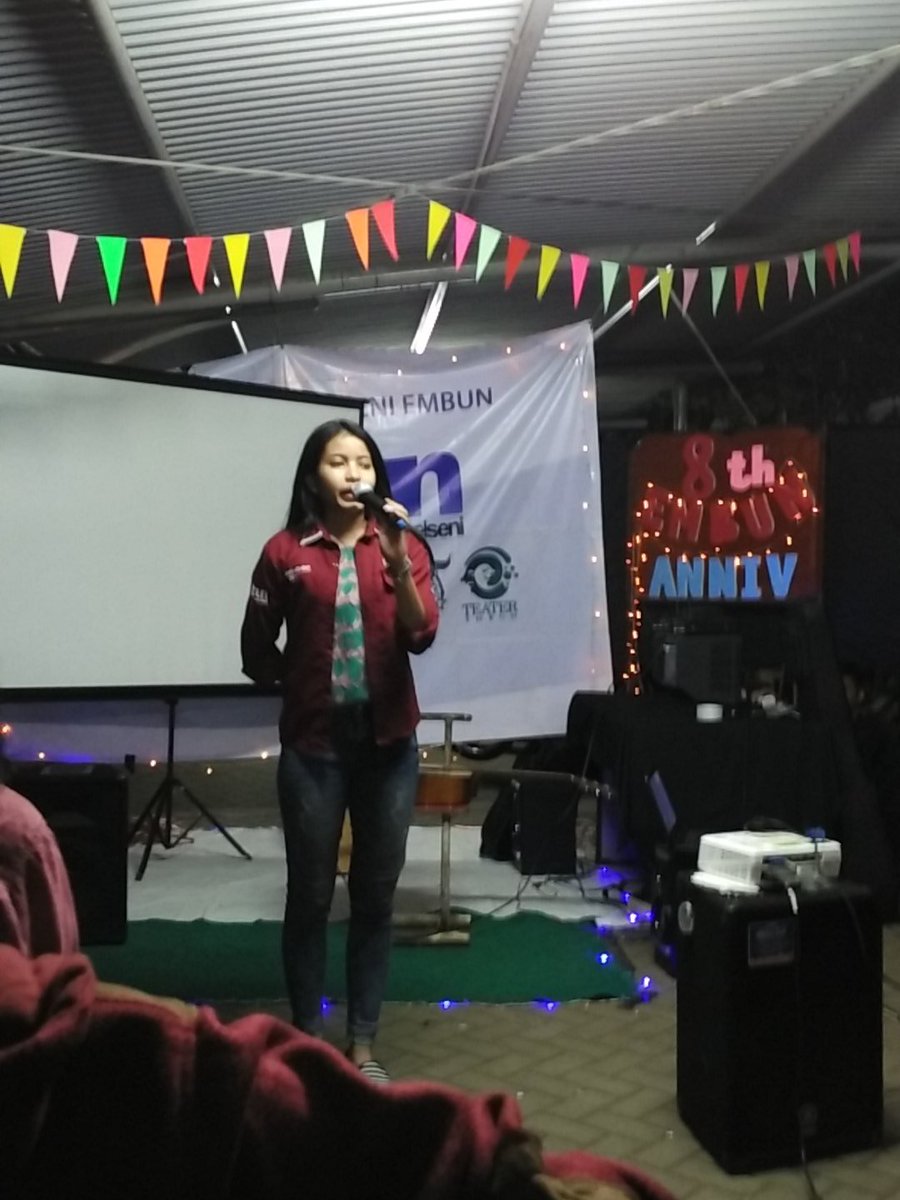 sambutan dari ketua pelaksana datri embun #FeelTheHappinesToInfinity