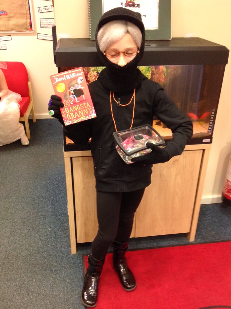 CaedmonPrimary's tweet photo. @davidwalliams @TroikaTalent Our very own Gansta Granny is awaiting your appearance on Tuesday. #getdavidtocaedmon https://t.co/RcDJHx5by7