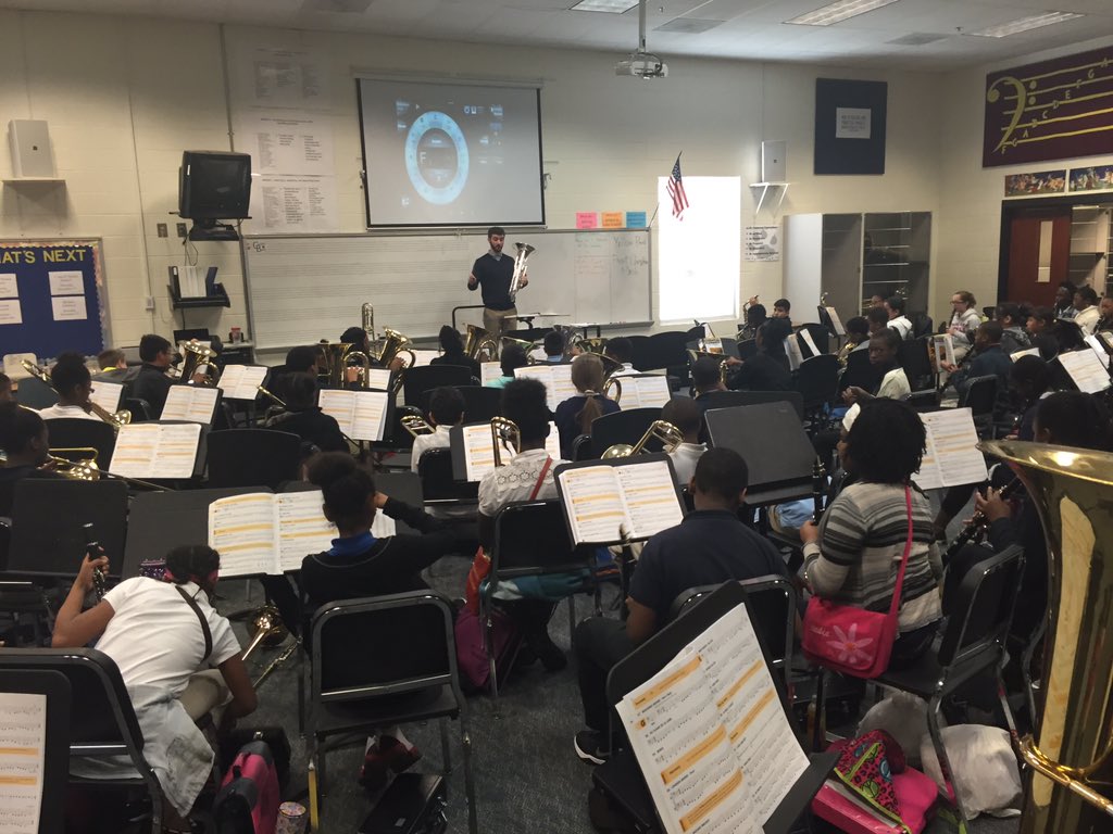 The Band Program at Cooper MS is awesome! It was great seeing them in action.