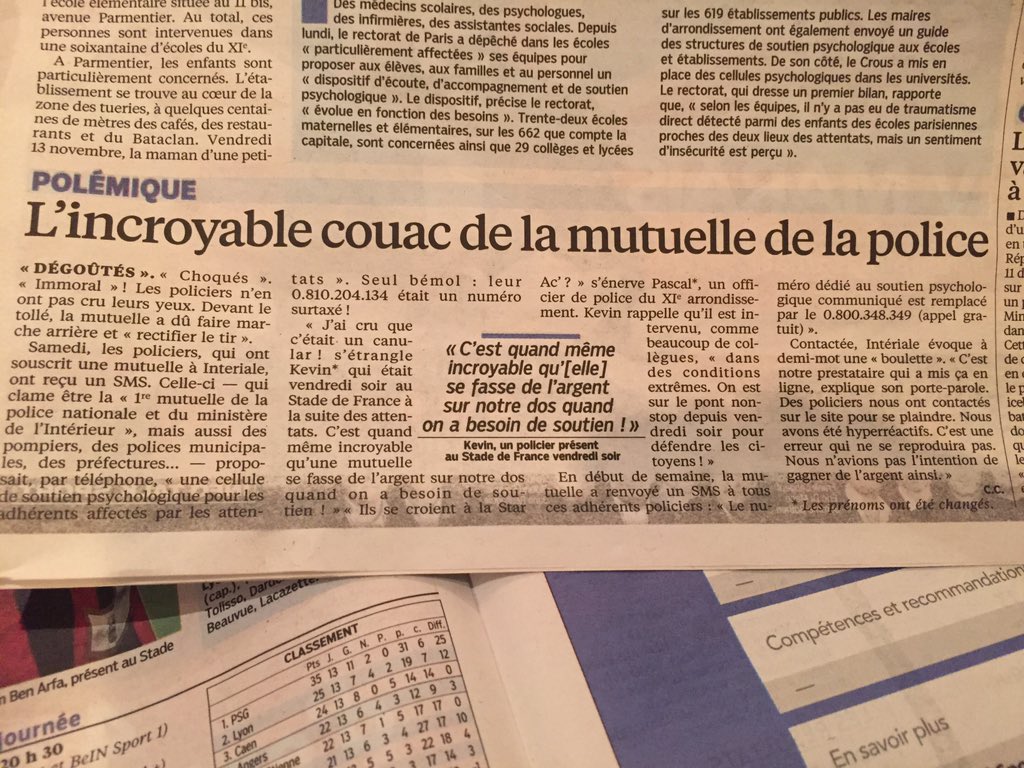 gayregis's tweet image. Pas de petits profits 😡😡😡

#Interiale #Mutuelle #ParisAttacks #AttentatsParis