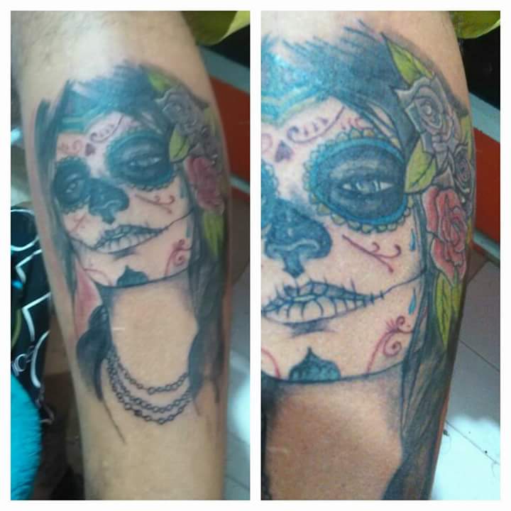SimplementeFray's tweet photo. Catrina tattoo https://t.co/XbD80cndf1