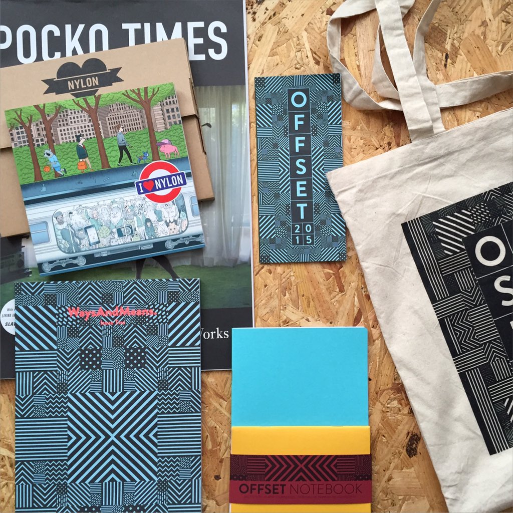 ma_jone's tweet photo. Nice goodie bags from @weloveoffset this time last week #offsetLDN https://t.co/AO8h8XX19D