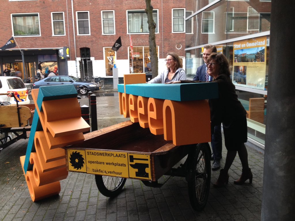 Op visite bij onze collega's van <a href="/IdeeenbankG/">Ideeënbank Groningen</a> #gezellig #initiatieven #LetsGro050