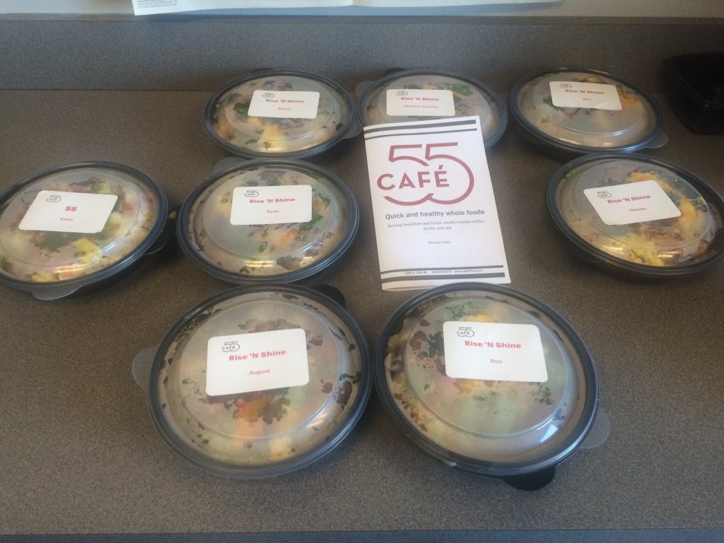 CityArch's tweet photo. Thank you @cafe55cle for the warm breakfast! Love this stuff! @StClairSuperior @SterlesCLE https://t.co/PN8C0ZA68H